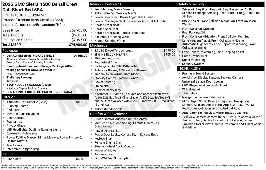 gmc sierra 1500 2025 3GTUUGE80SG289747 image gmc sierra 1500 2025 3GTUUGE80SG289747 image